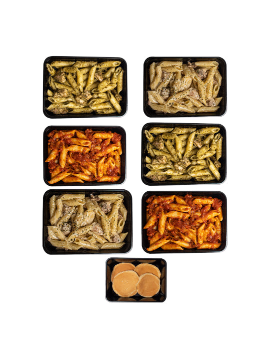Pasta Try Out Pakket | 6 meals | 3 smaken + Gratis pancake