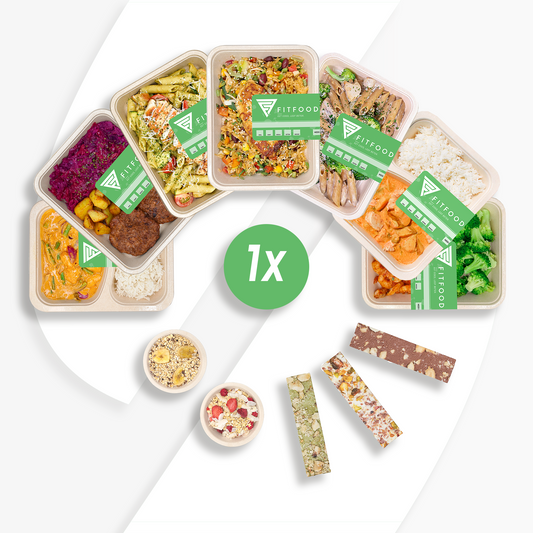 Try-out pakket 7 meals + 3 proteine bars + 2 havermout
