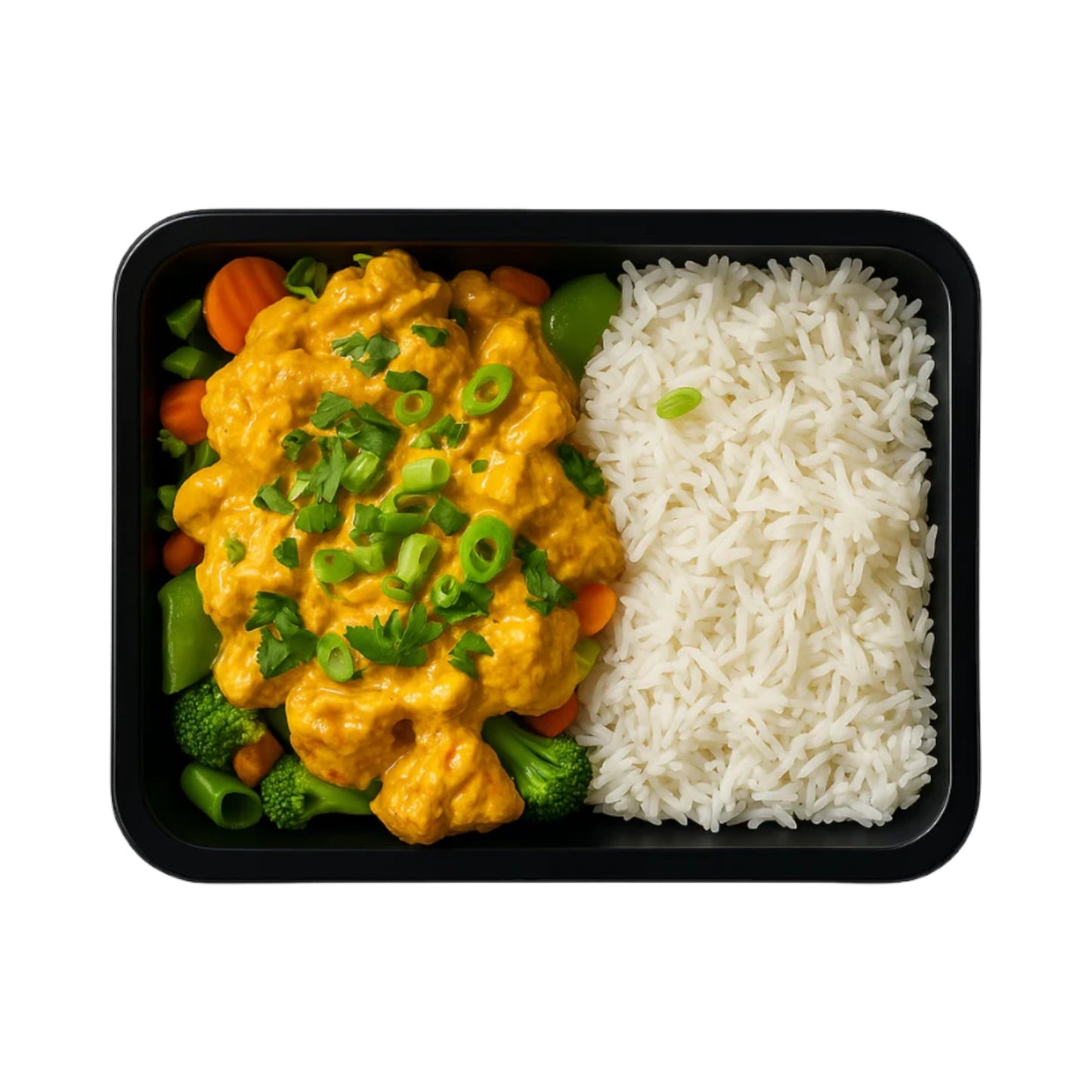 Indische Kip Korma Rijst Groente