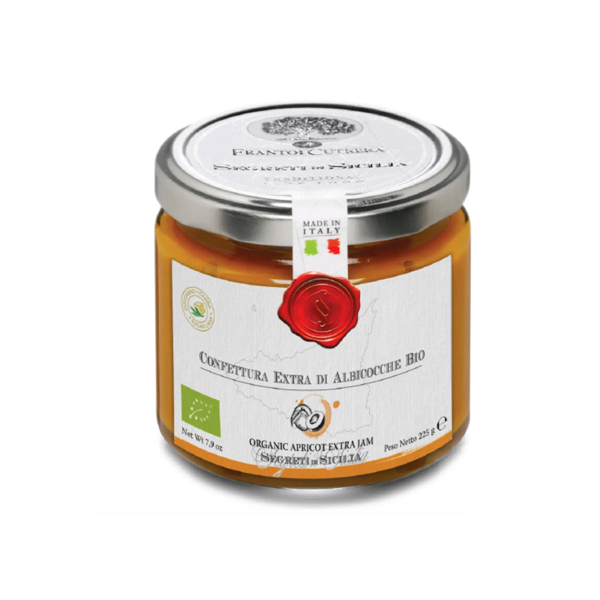 Abrikozenjam, biologisch uit Sicilië