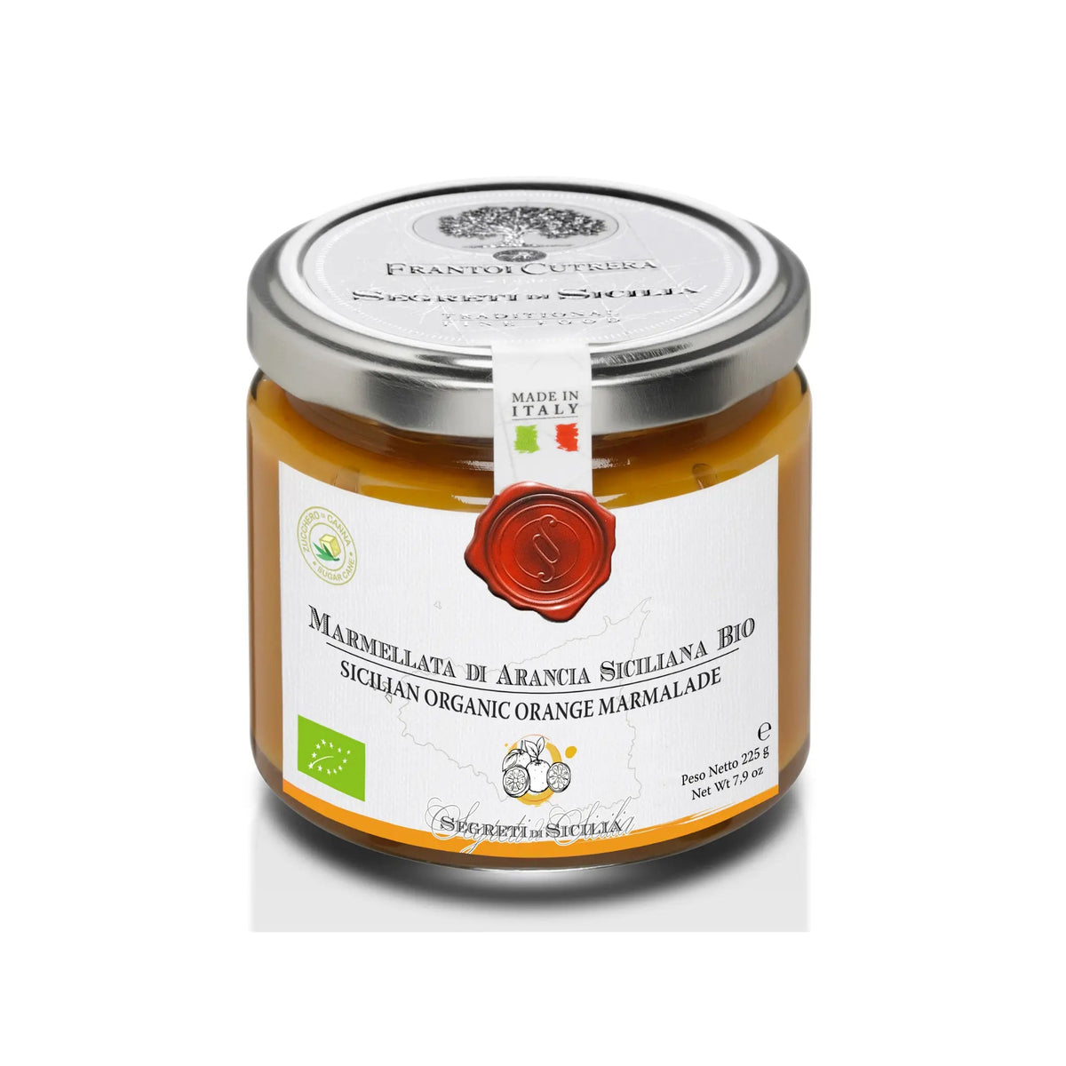Sinaasappelmarmelade, biologisch uit Sicilië