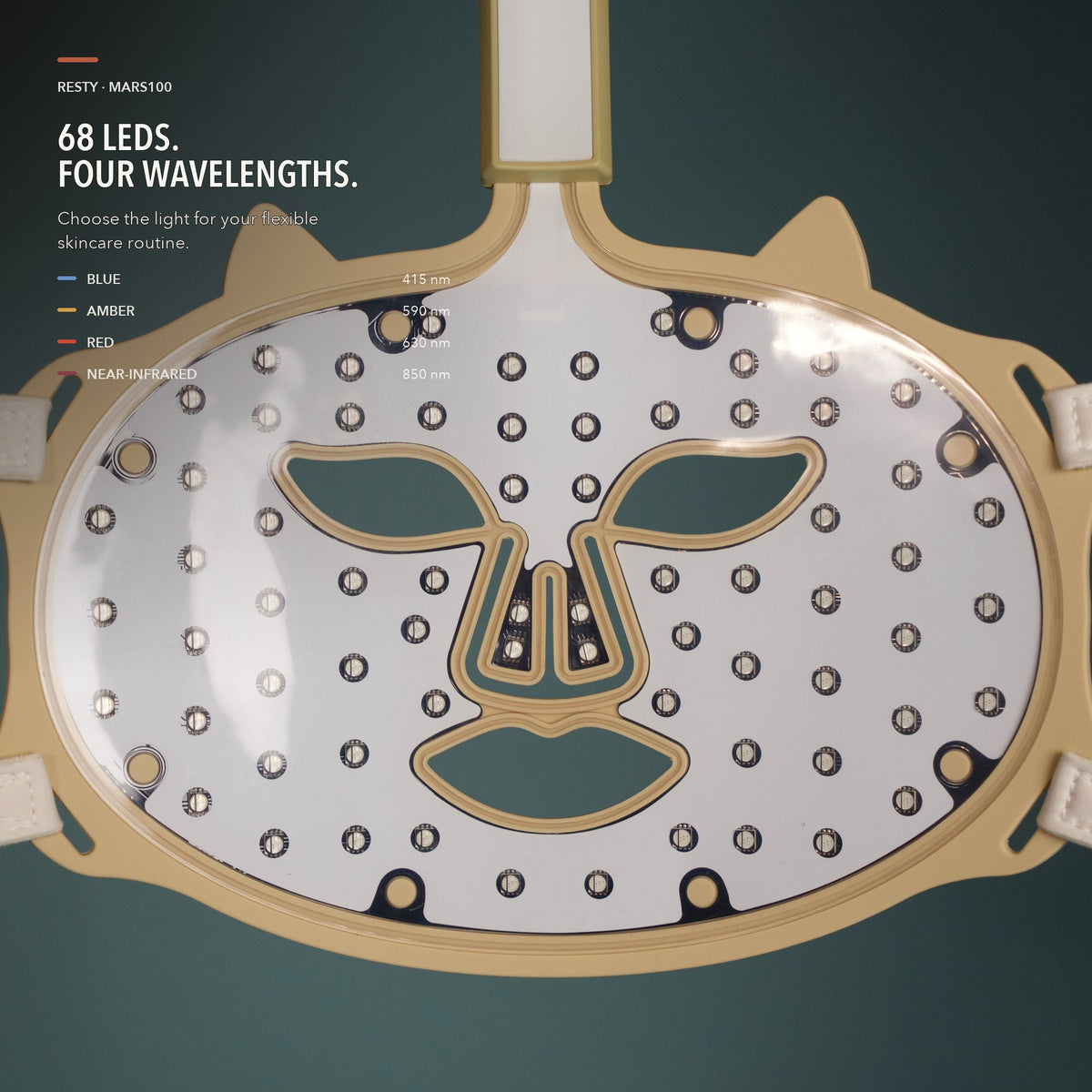 LED-gezichtsmasker Resty MARS100, afbeelding 6