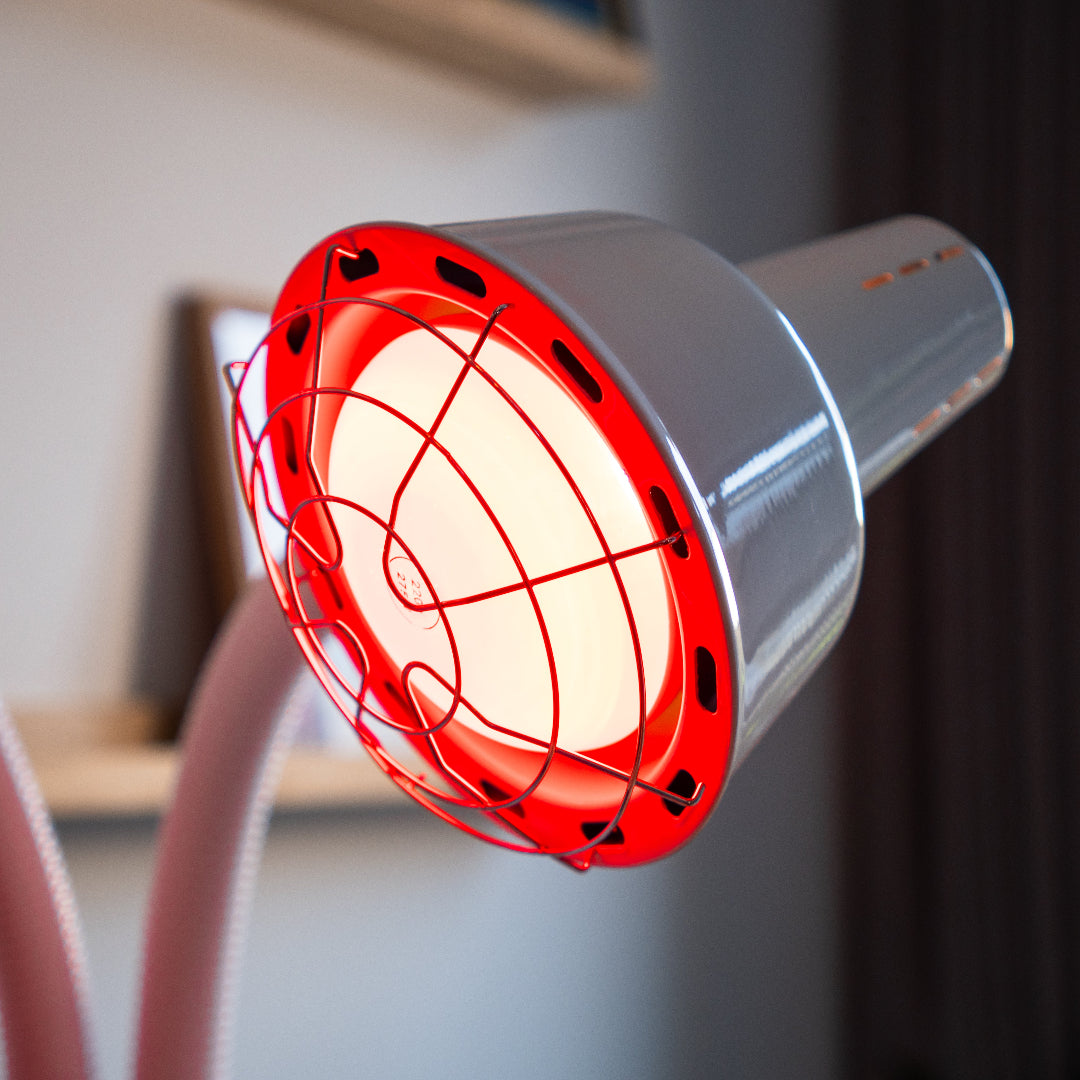 Infraroodwarmtelamp 550 W met twee koppen, afbeelding 5