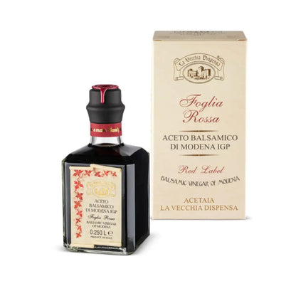 La Vecchia Dispensa Rode Label balsamico IGP, cadeau-editie