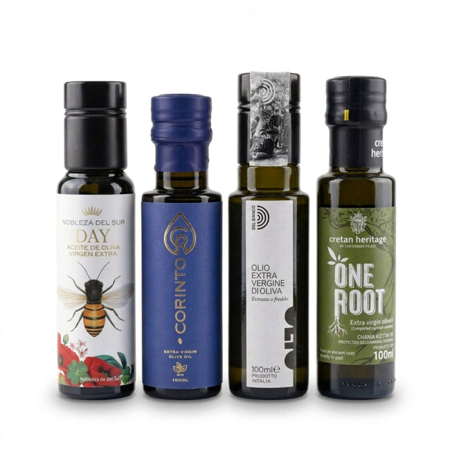 Proeverijset premium olijfolie 4 x 100 ml
