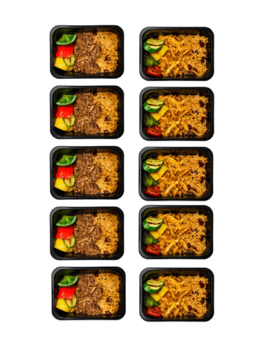 BBQ Meals | Beef en Chicken Mix | 10 meals | 2 smaken