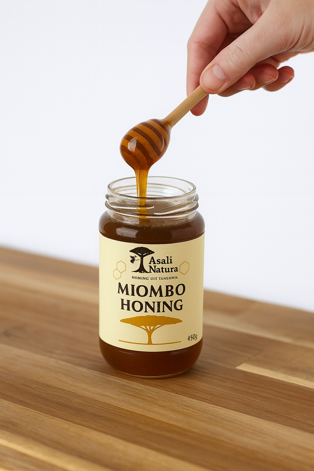 Miombo honing uit Tanzania 450 g, afbeelding 2