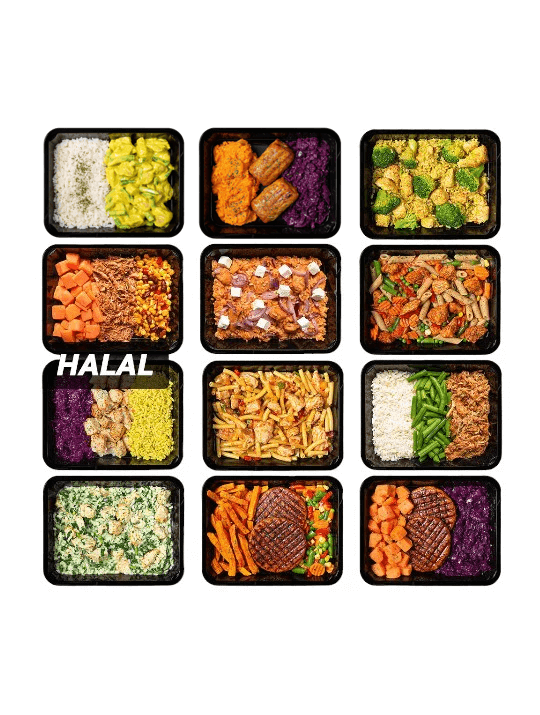 Halal pakket | 12 meals | 12 smaken