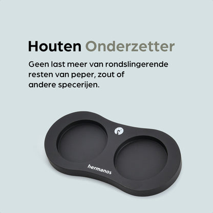 Hermanos peper- en zoutmolenset Lyon, zwart, 22 cm, afbeelding 7