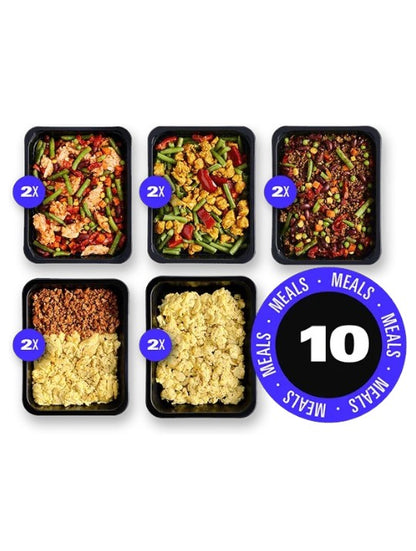 Low Carb | Mix Pakket | 10 meals | 5 smaken
