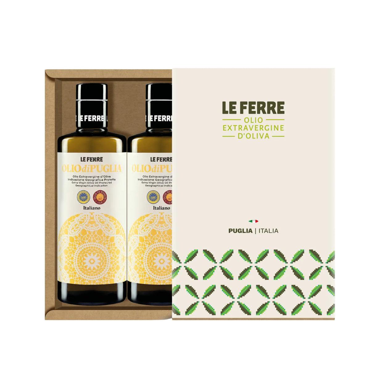 Le Ferre Puglia IGP, cadeau-editie 2 x 500 ml