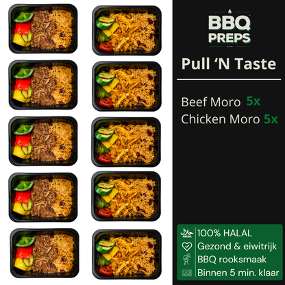 BBQ Meals | Beef en Chicken Mix | 10 meals | 2 smaken