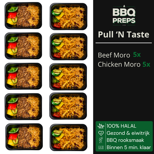 BBQ Meals | Beef en Chicken Mix | 10 meals | 2 smaken