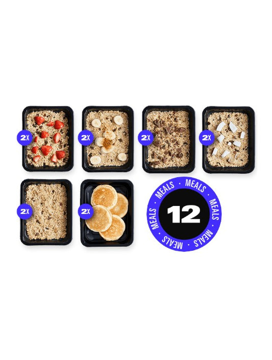 High protein ontbijt pakket (oats & pancakes) - 12 meals