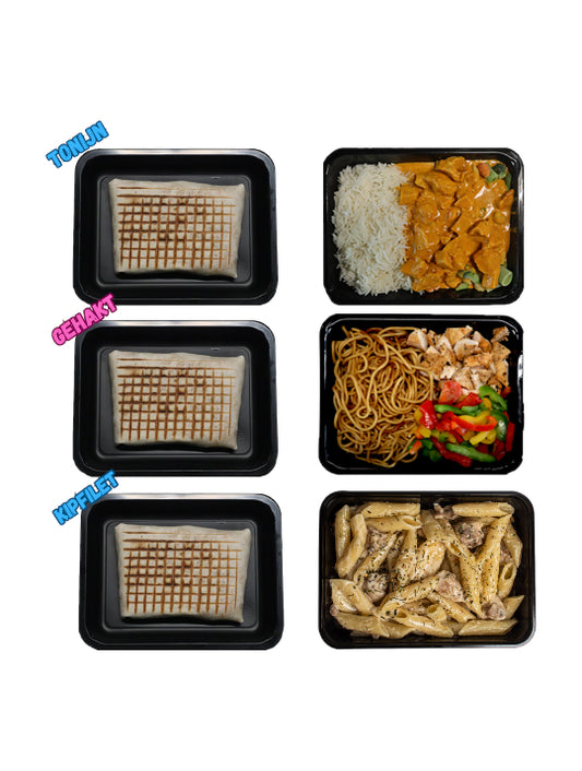 Lunch/Diner Try Out Pakket - Afvallen - 6 meals