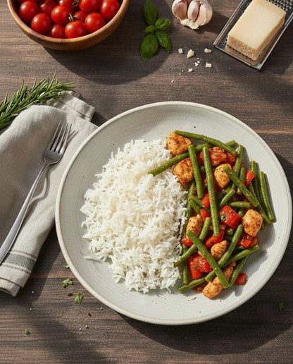 Rijst Pakket | Kip, Rund en Vis | 8 meals | 8 smaken