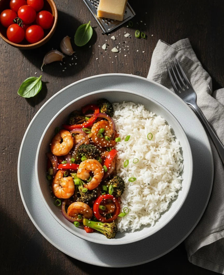 Rijst Pakket | Kip, Rund en Vis | 8 meals | 8 smaken