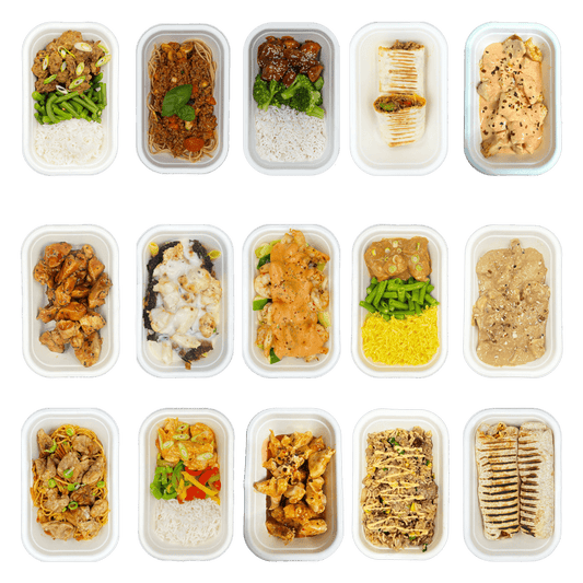 Spiermassa | Mix Pakket | 15 meals | 15 smaken