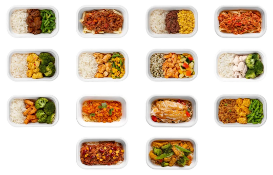 Afvallen | Kip, Rund, Vis Mix Pakket | 14 Meals | 14 Smaken