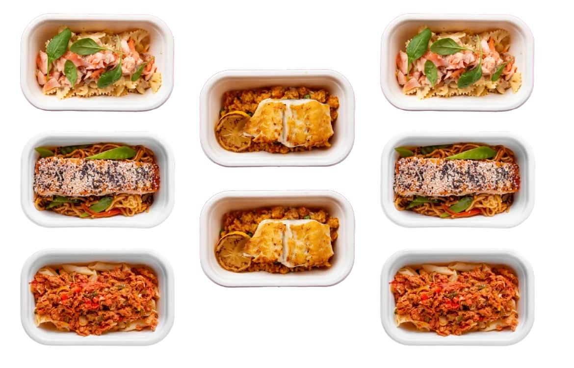 Afvallen | Ultimate Fish Pack | 8 Meals | 4 Smaken