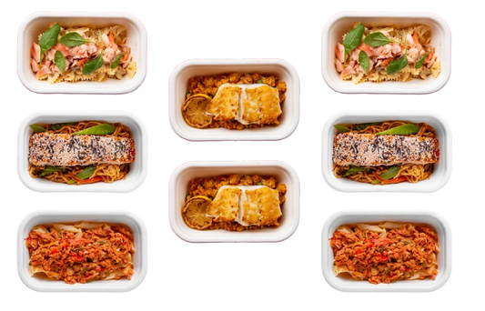 Afvallen | Ultimate Fish Pack | 8 Meals | 4 Smaken
