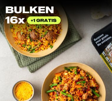 Spiermassa | Bestseller pack | 16 meals | 16 smaken + 1 GRATIS