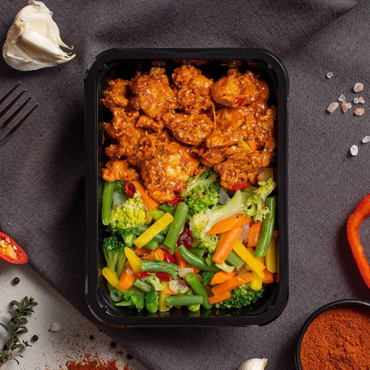 Afvallen | Low Carb Kip Variatie Pakket | 14 meals | 7 smaken