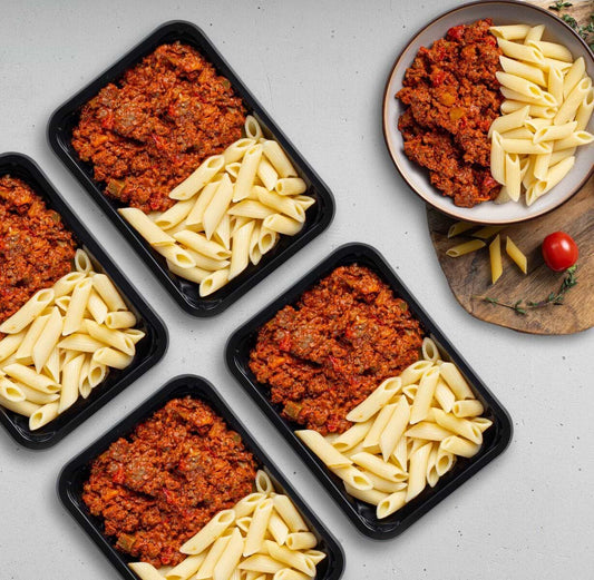 Droog trainen 4 maaltijden Pasta Beef – Paprika Bolognese