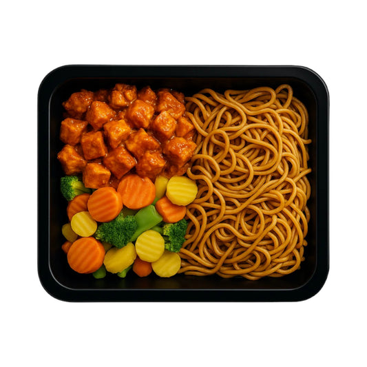 Eiernoodles Chicken Tikka Groente