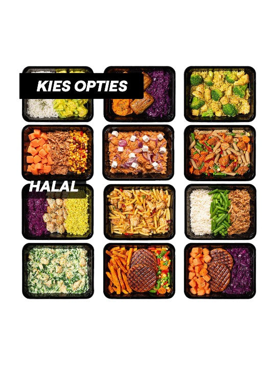 Halal pakket | 12 meals | 12 smaken