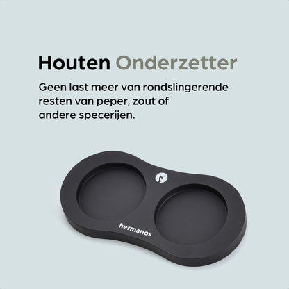 Hermanos peper- en zoutmolenset Rome, zwart-wit, 22 cm, afbeelding 7