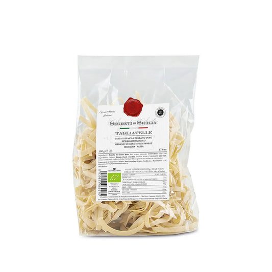 Tagliatelle, biologische Siciliaanse pasta