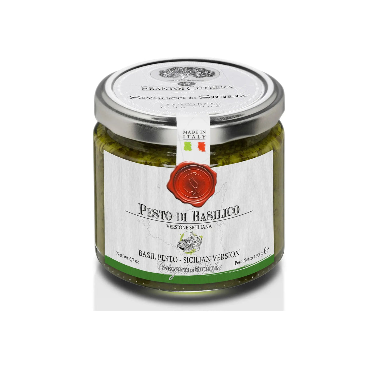 Basilicumpesto met pistache