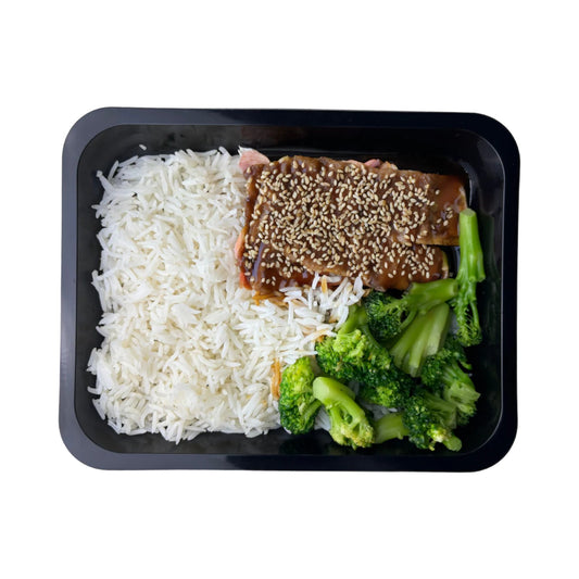 Zalm Teriyaki Rijst