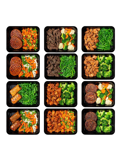 Low carb chicken x beef mix pack - 12 meals